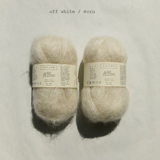 Biches &amp; Bûches Le Petit Silk &amp; Mohair - Off White